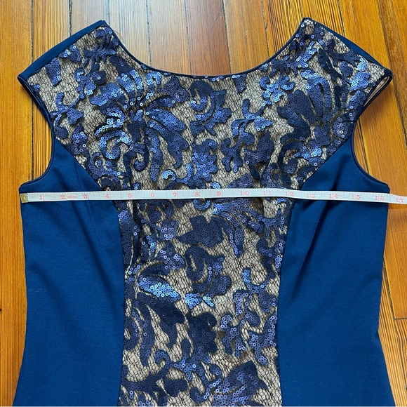 JS COLLECTIONS SLEEVELESS SEQUIN DRESS - Picture 6 of 13